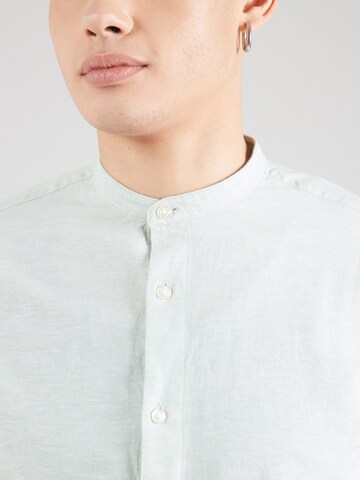 JACK & JONES Regular fit Button Up Shirt 'JJEBreeze' in Green