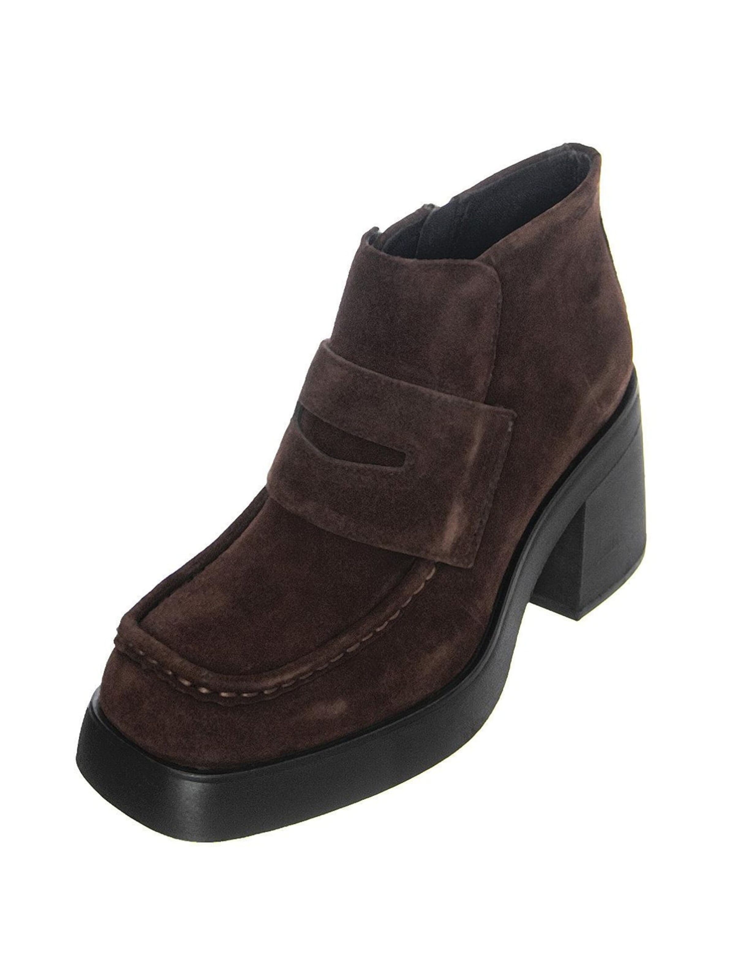 Vagabond Støvler 'Womens Brooke Cow Suede Espresso Ankle Boots' i brun: forside