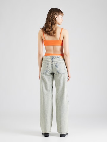 Wide Leg Jean Monki en bleu