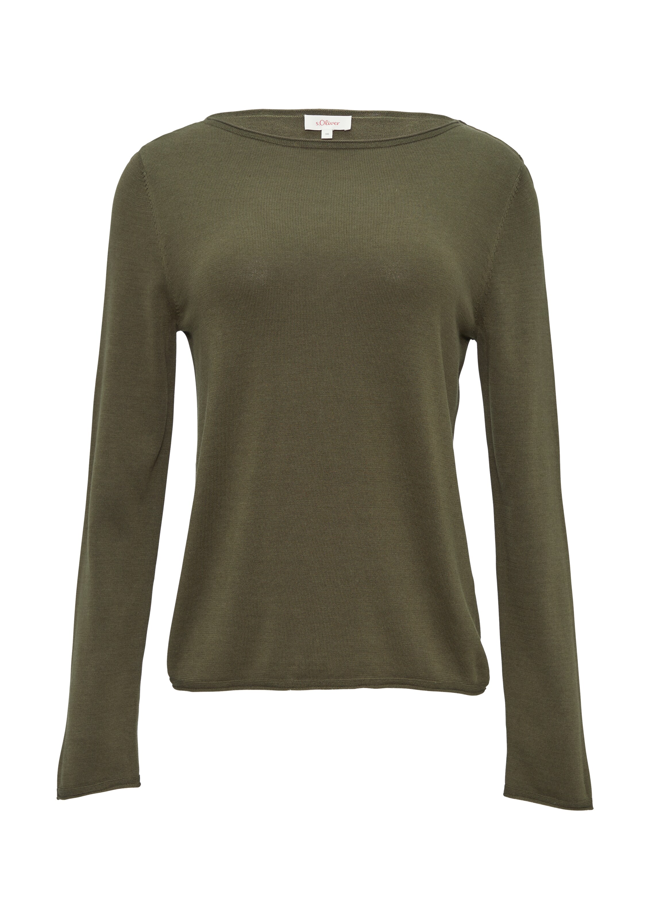 s.Oliver Pullover in Grün: Vorderseite