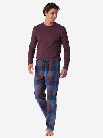 SCHIESSER Pyjamahose ' Mix Relax ' in Blau