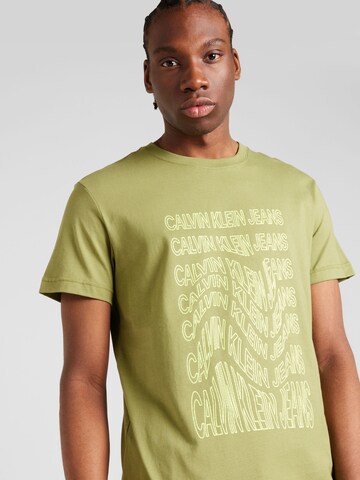 Calvin Klein Jeans - regular Camiseta en verde