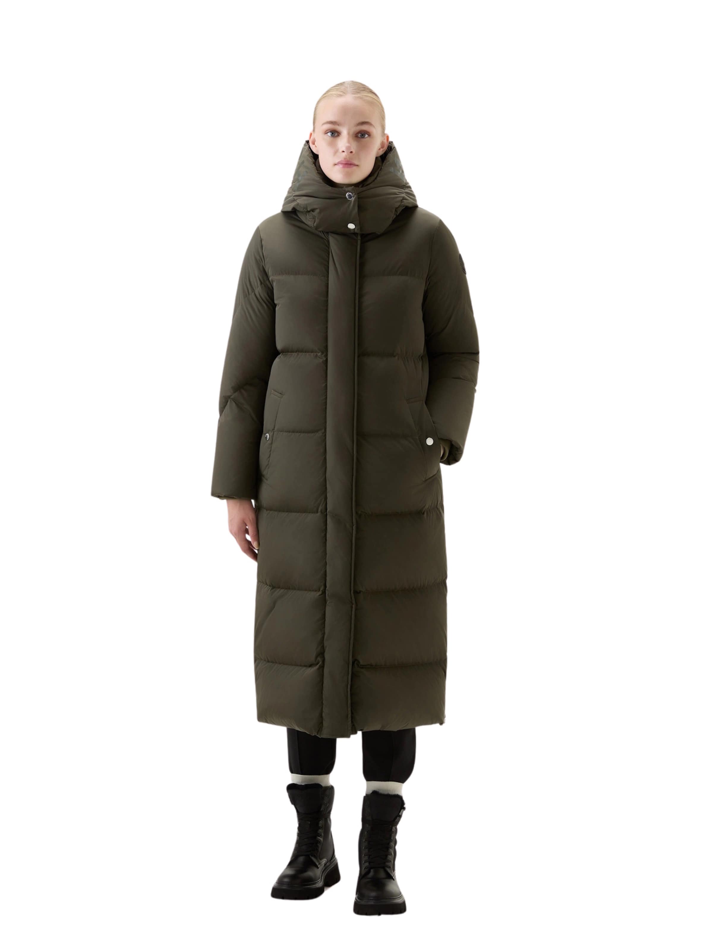 Woolrich Wintermantel 'Aurora' in Braun: Vorderseite