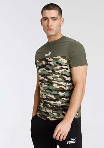 PUMA Performance Shirt in Green: front