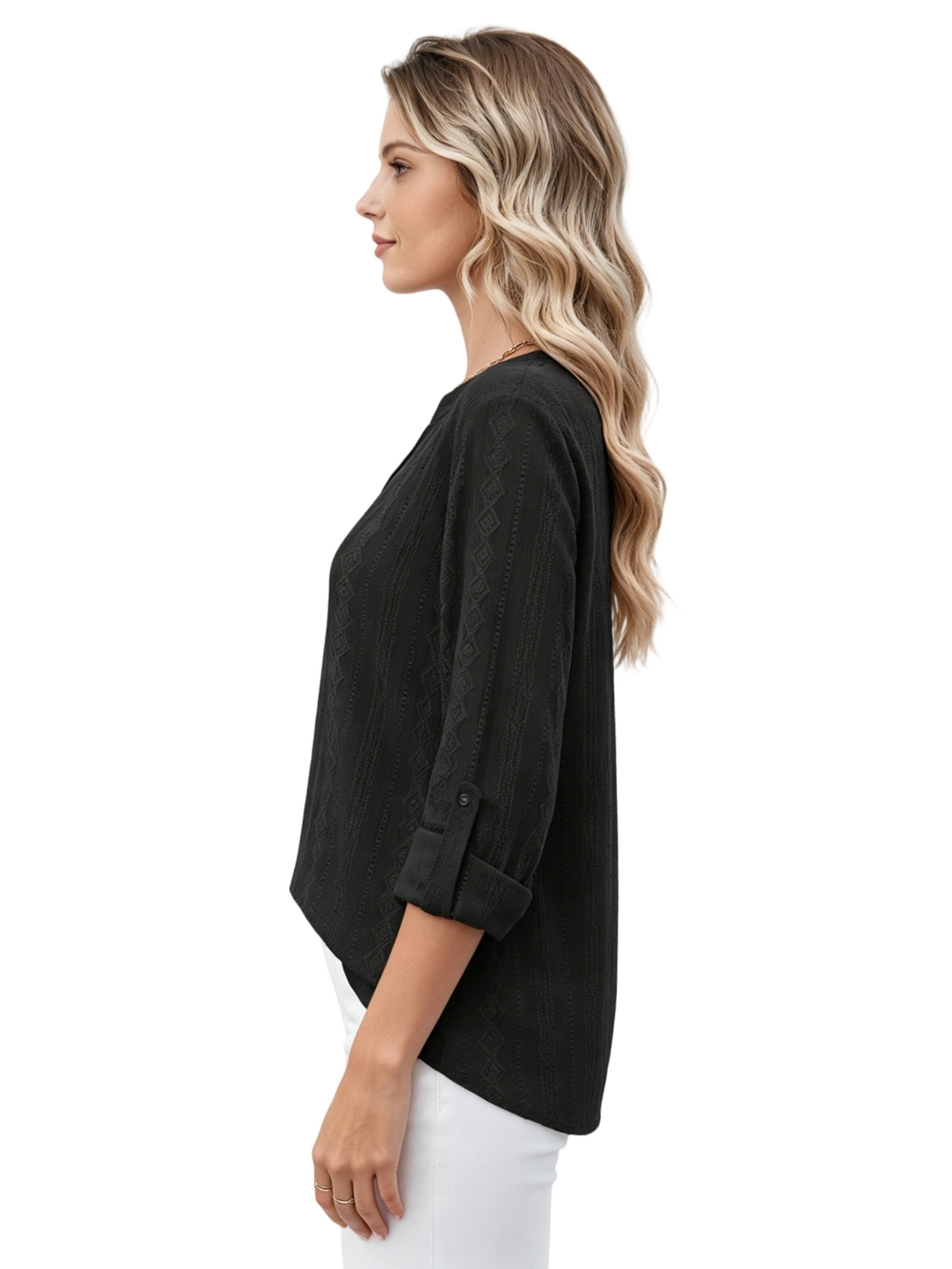 Yesfashion Bluse‌‌‌‌‌‌‌‌‌ in Schwarz