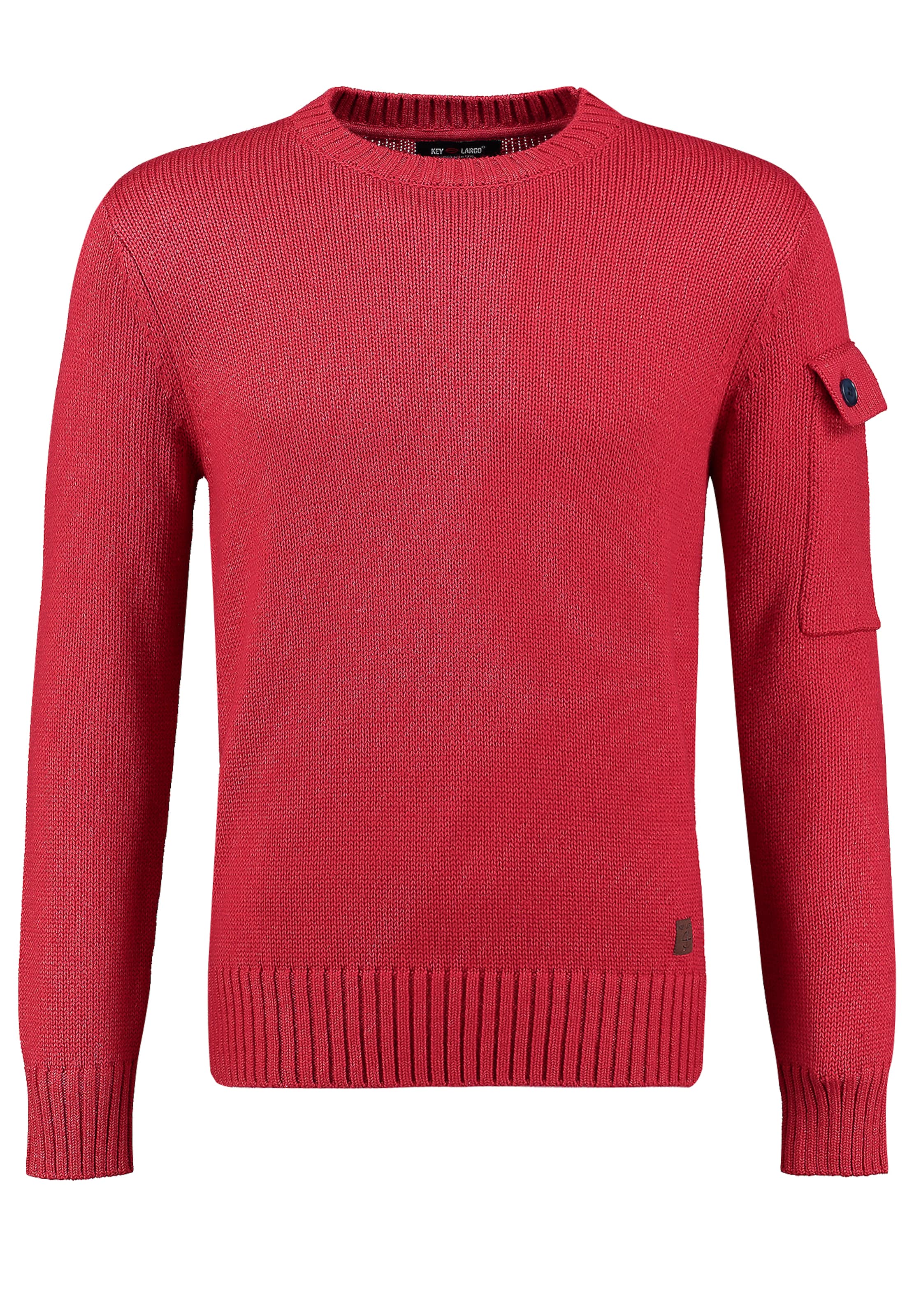 Key Largo Kampsun 'Soho', värv punane: eest vaates