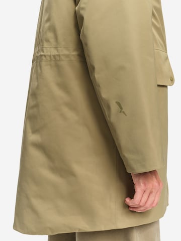 AIGLE Between-seasons parka in Green: side