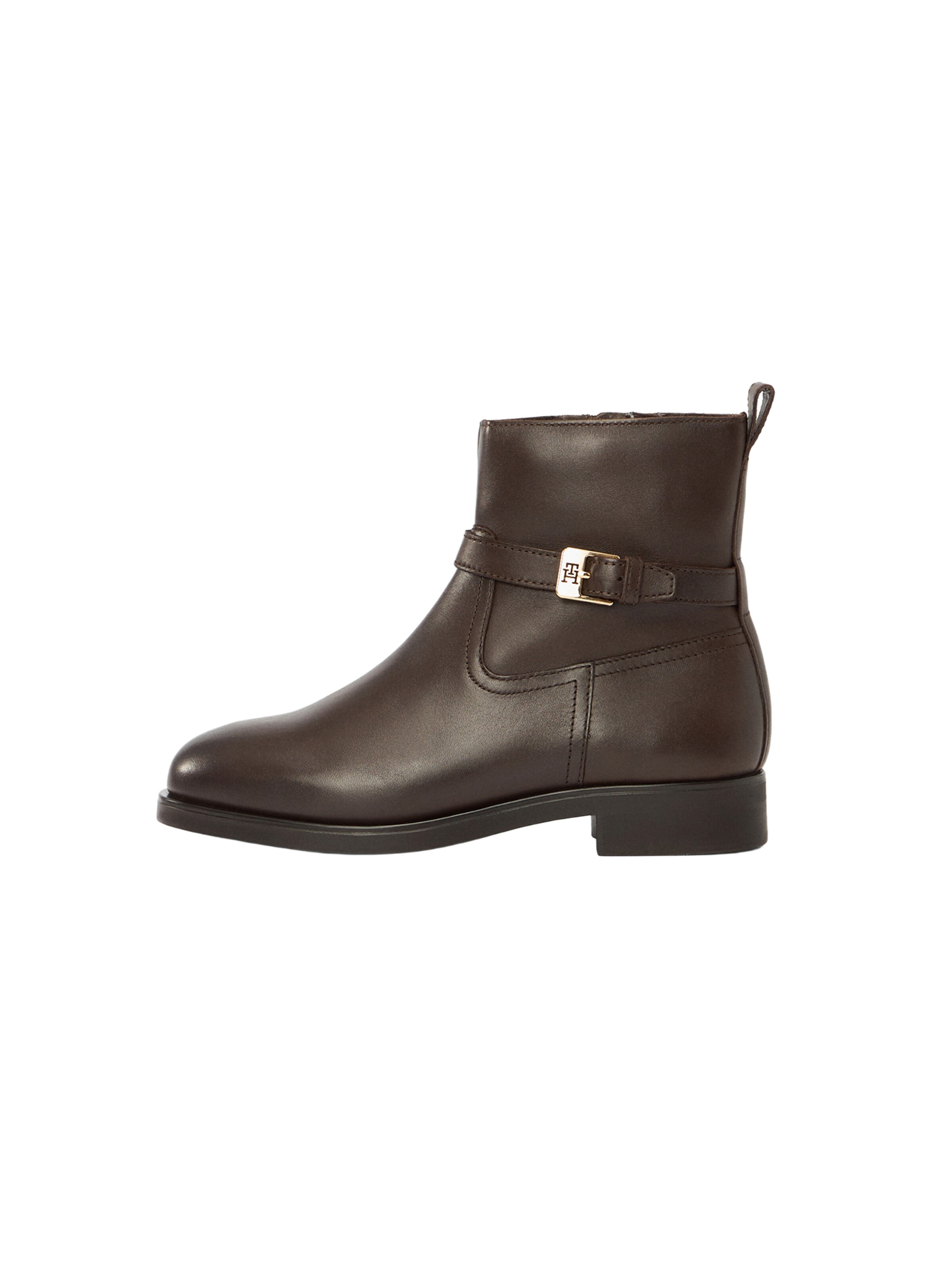 Bottines TOMMY HILFIGER en marron : devant