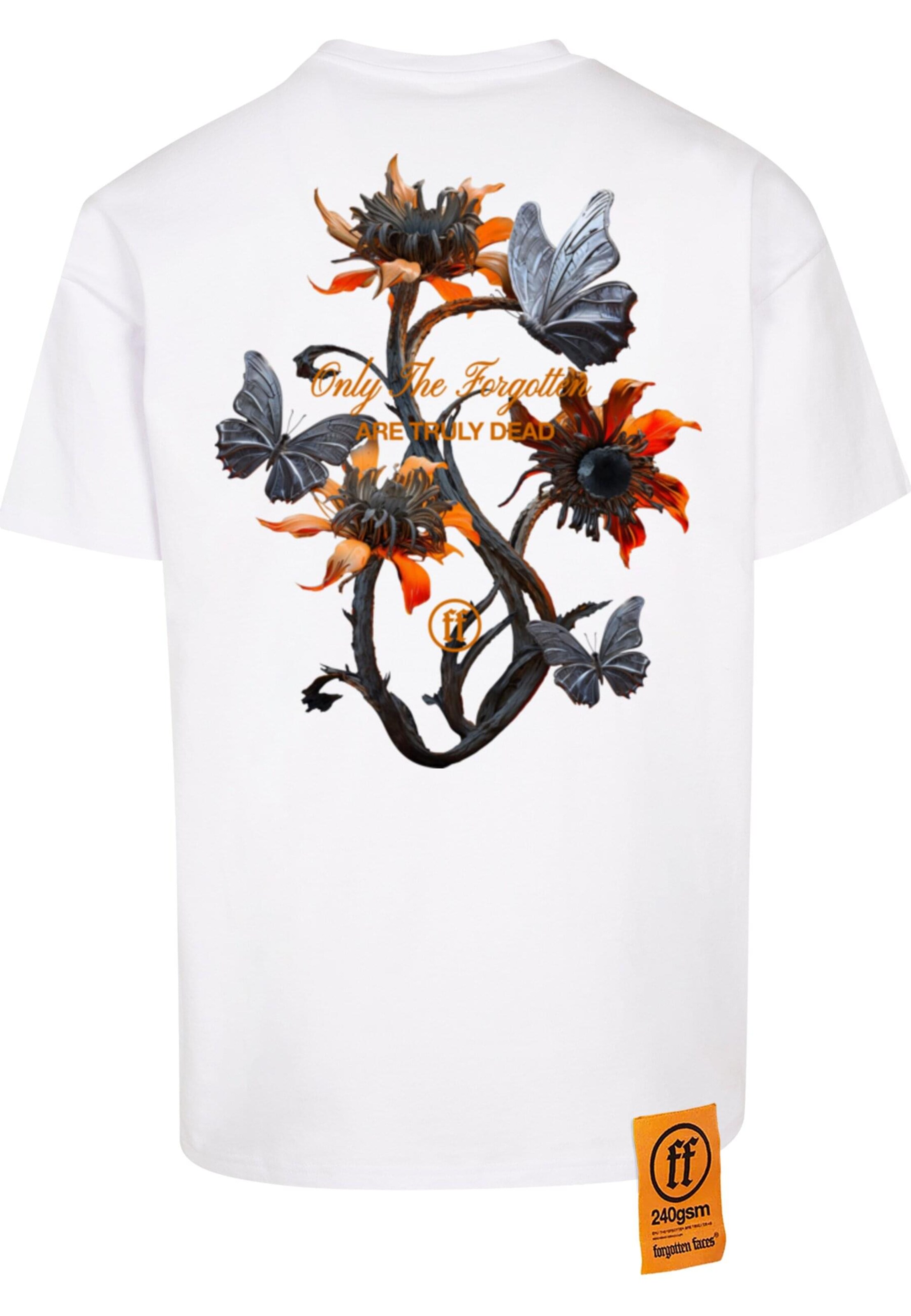 Forgotten Faces Tričko – bílá