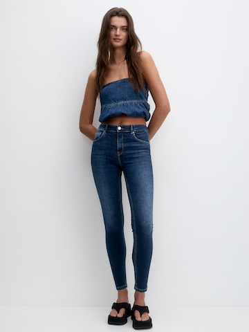 Pull&Bear Slimfit Jeans in Blau