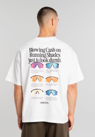 Another Cotton Lab Koszulka 'Running Shades' w kolorze biały: przód
