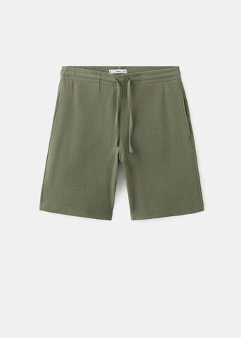 MANGO MAN Regular Pants 'Xavis' in Green