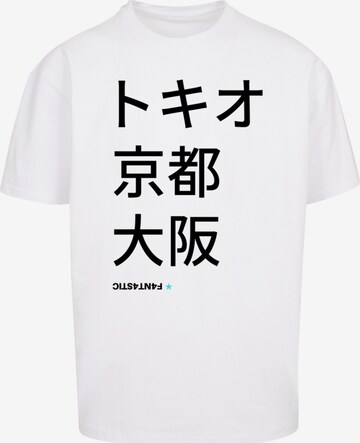 F4NT4STIC Shirt 'Tokio, Kyoto, Osaka' in White: front