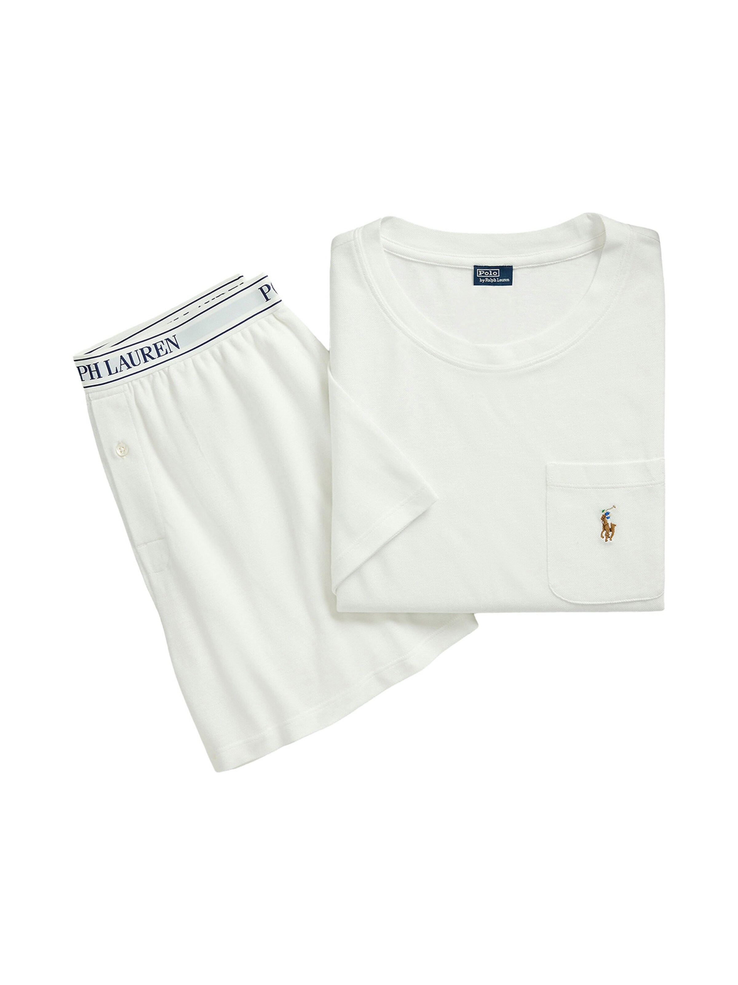 Polo Ralph Lauren Pajama in White: front