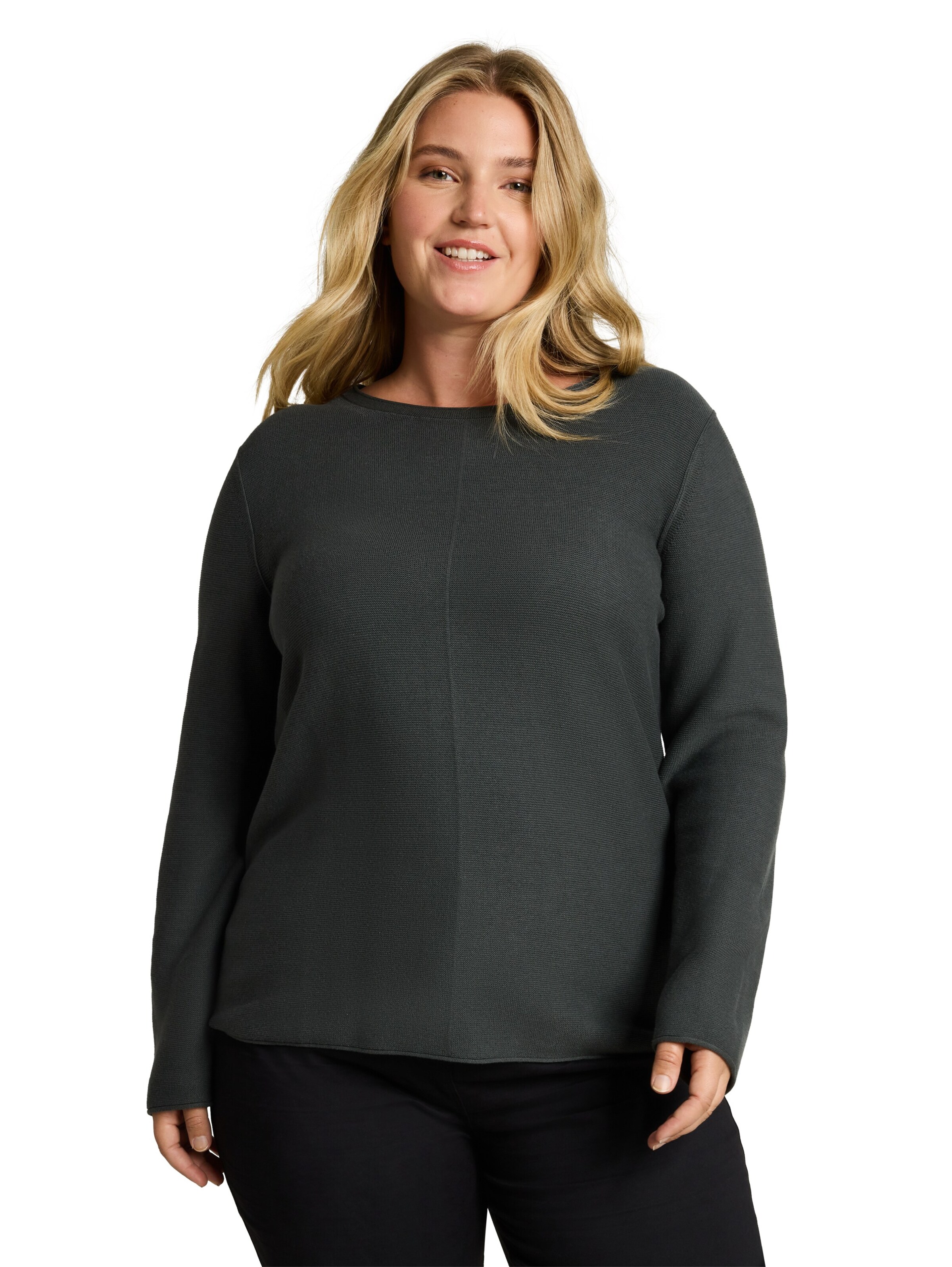 Pull-over Tom Tailor Women + en vert : devant