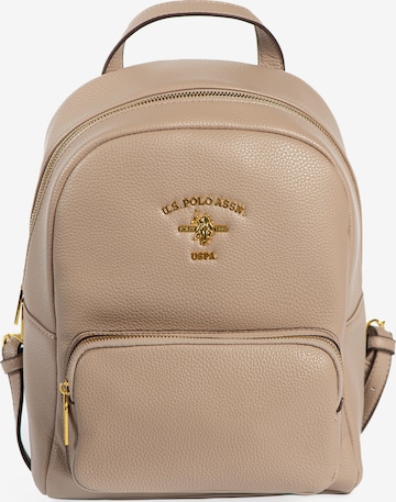 U.S. POLO ASSN. Backpack 'Stanford' in Beige: front