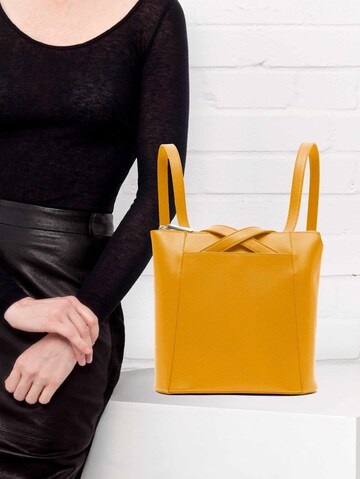 Gretchen Backpack 'Crocus ' in Yellow: front