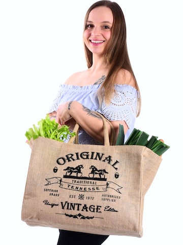 DOMELO Beach Bag 'Domelo' in Beige