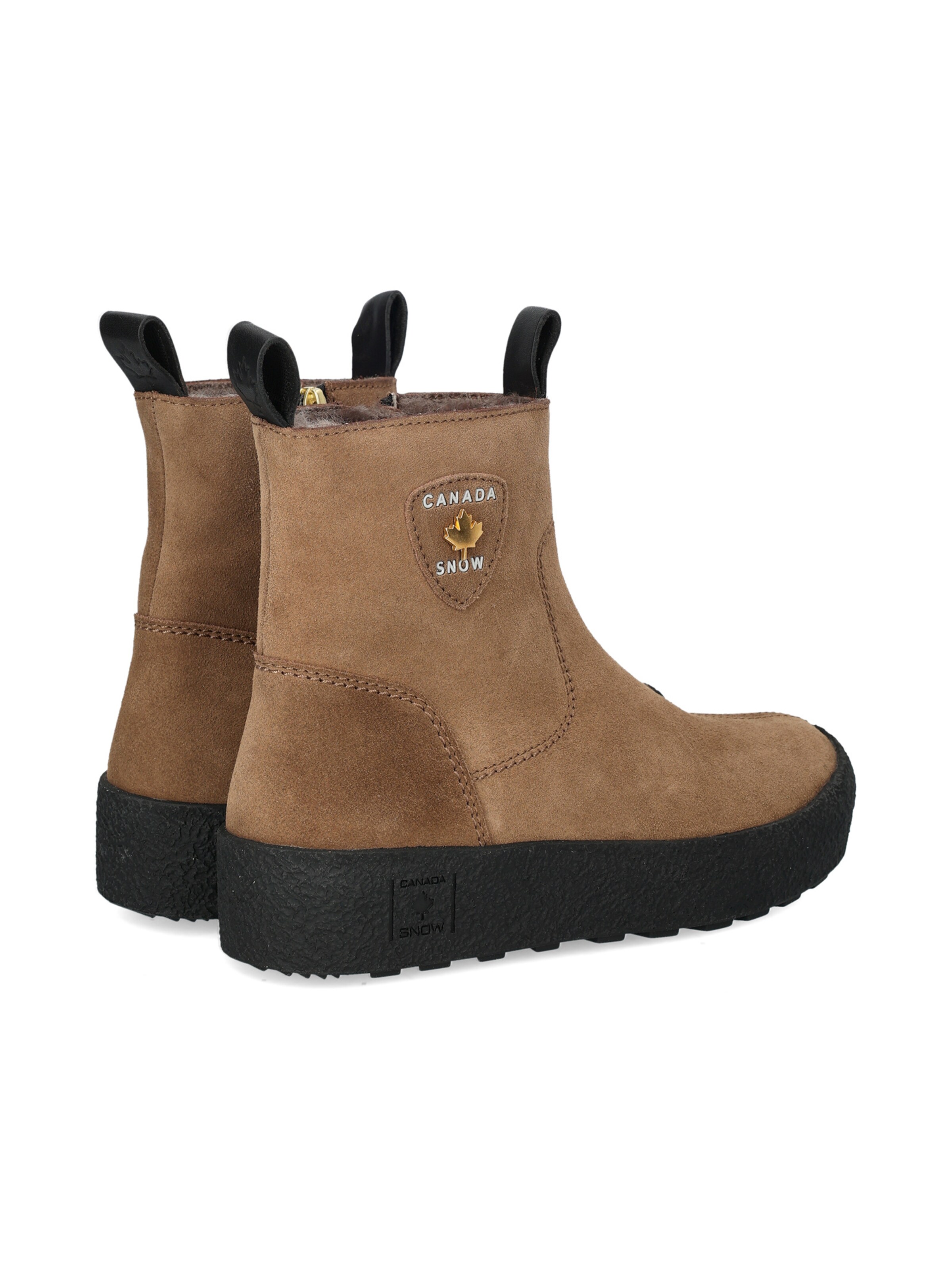 Bottines 'QUEBEC ' CANADA SNOW en marron