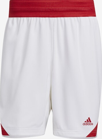 Pantalon de sport 'Icon Squad' ADIDAS SPORTSWEAR en blanc : devant