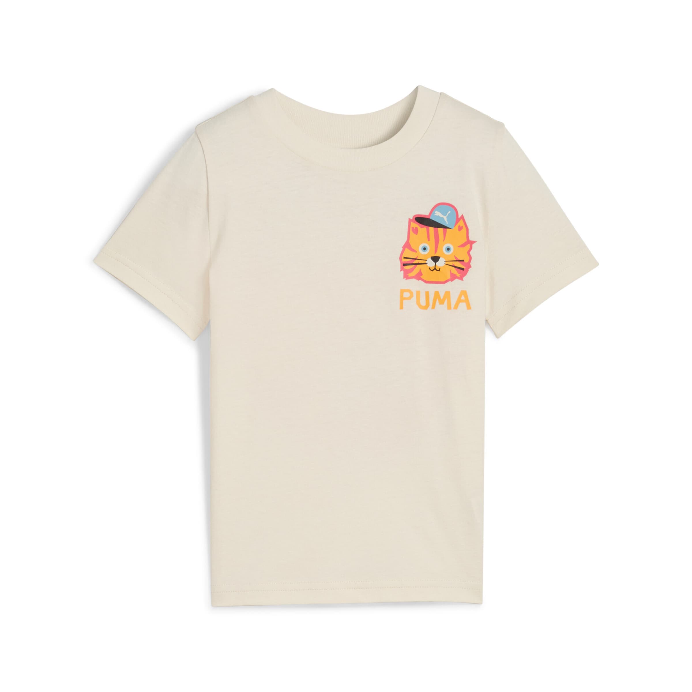 PUMA Shirt 'Moody Cat' in White: front