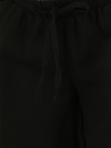 MAMALICIOUS Regular Chino trousers 'BEACH' in Black