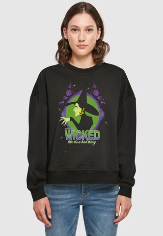 ABSOLUTE CULT Sweatshirt 'The Wizard of Oz - Wicked' in Schwarz: Vorderseite