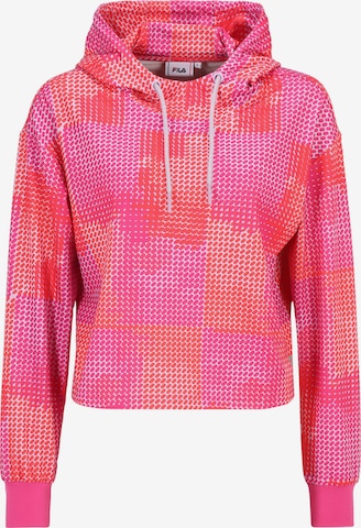 FILA Sportsweatshirt 'RIVES AOP' in Pink: predná strana