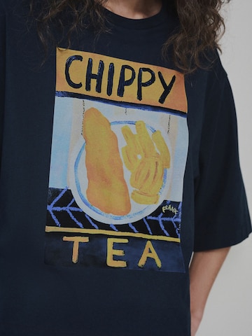 Next Футболка 'Chippy Tea Frankie Thorpe' в Синий
