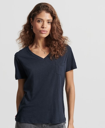 Superdry Shirt in Blue: front