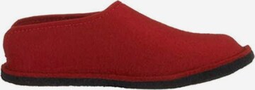 HAFLINGER Slippers in Red