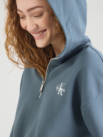 Calvin Klein Jeans Sweatshirt in Blauw