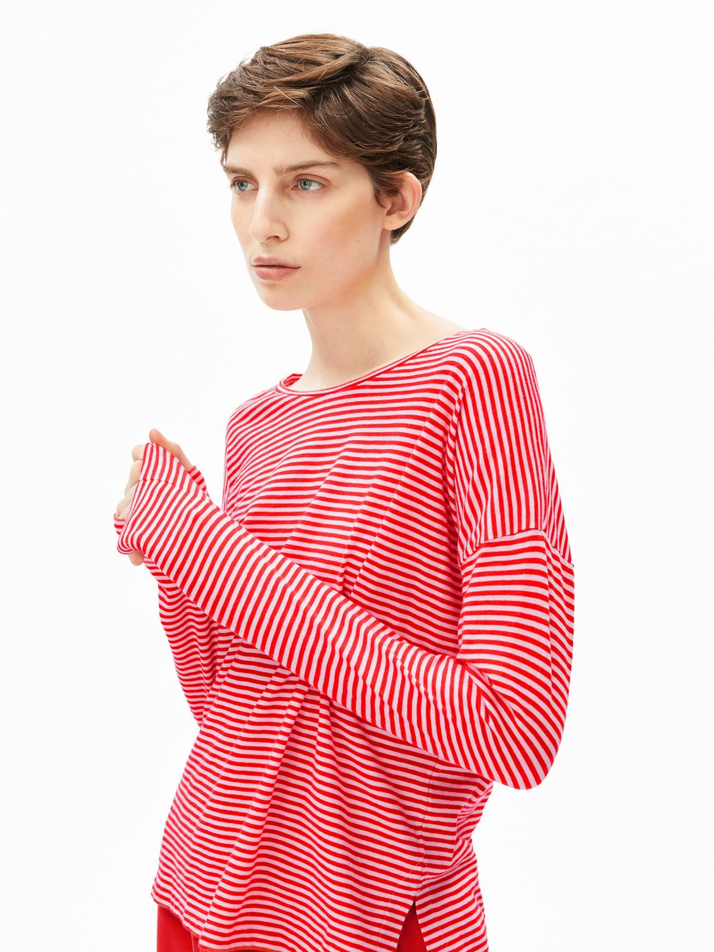 ARMEDANGELS Shirt in Rood: voorkant