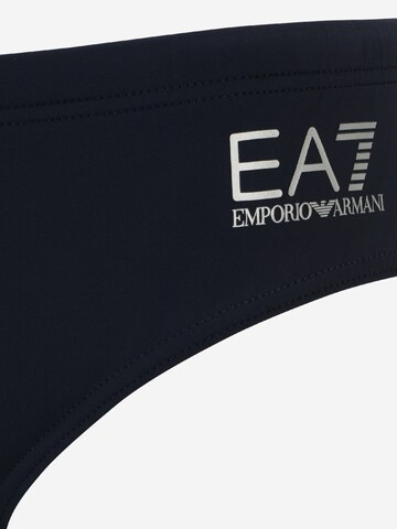 EA7 Emporio Armani Sportunterhose in Blau