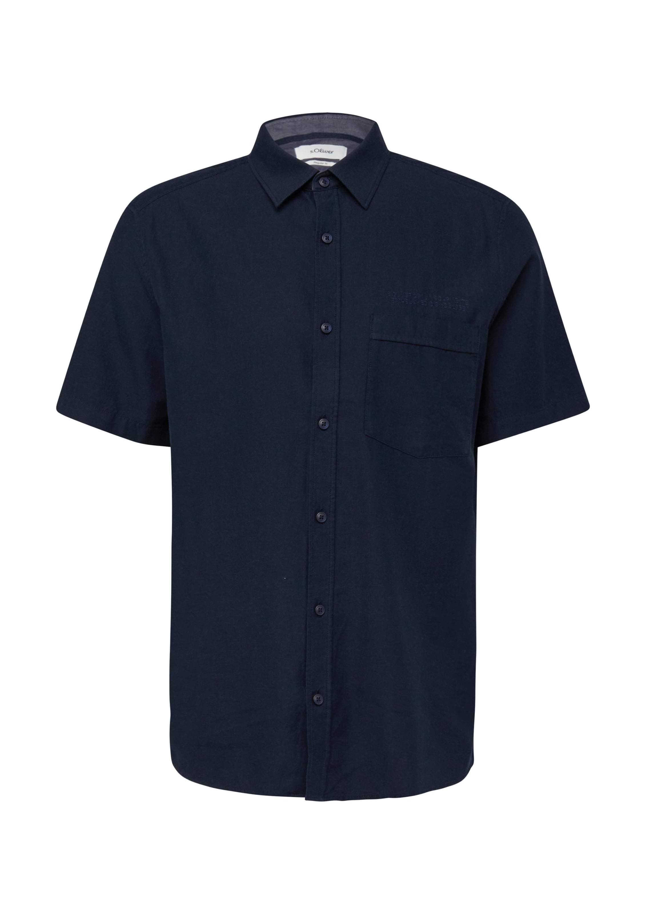 Coupe regular Chemise s.Oliver en bleu : devant