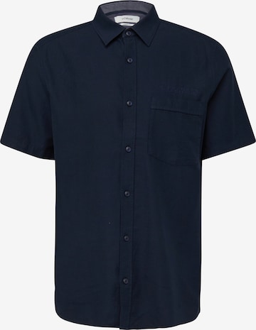 Coupe regular Chemise s.Oliver en bleu : devant