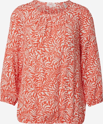 s.Oliver Blouse in Orange: front