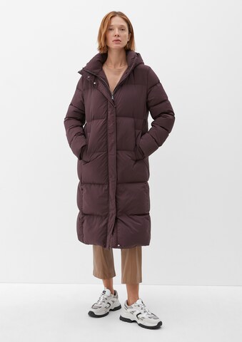 s.Oliver BLACK LABEL Winter Coat in Purple