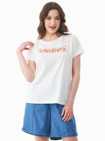 Organication T-Shirt in Weiß: Vorderseite