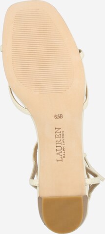 Lauren Ralph Lauren Sandalen met riem 'FALLON' in Beige