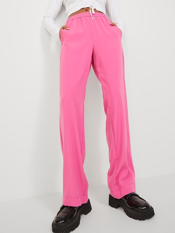 Wide Leg Pantalon 'Poppy' JJXX en rose : devant