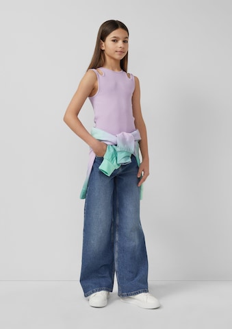 T-Shirt s.Oliver en violet : devant