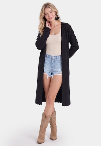 IZIA Gebreid vest in Zwart