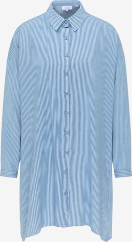 usha BLUE LABEL Shirt Dress in Blue: front