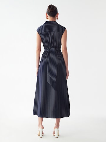 Willa - Vestido 'Gaia' en azul: atrás