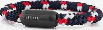 Akitsune Armband 'Portus' in Blau: Vorderseite