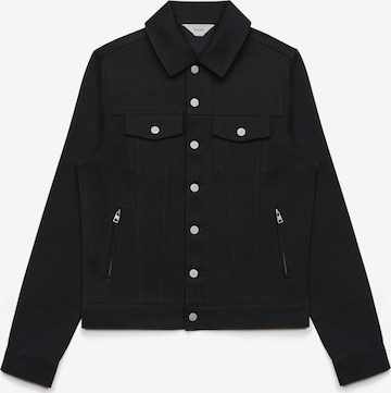 ENRAGE Between-season jacket 'DENIM JACKET' in Black: front