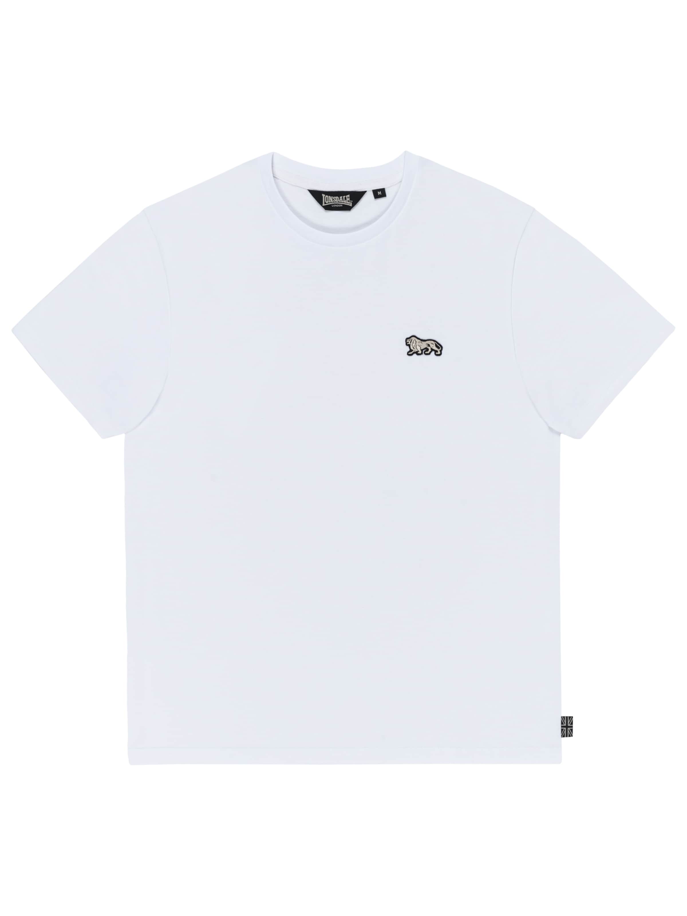 LONSDALE Shirt in White: front