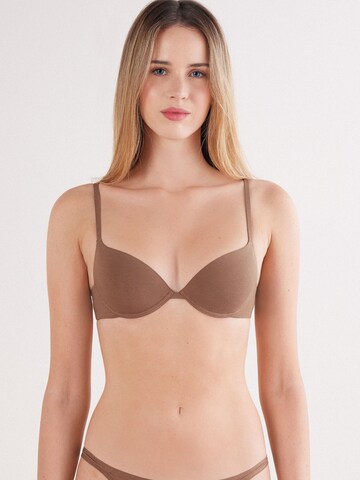 INTIMISSIMI Push-up Bra 'BELLISSIMA' in Brown: front