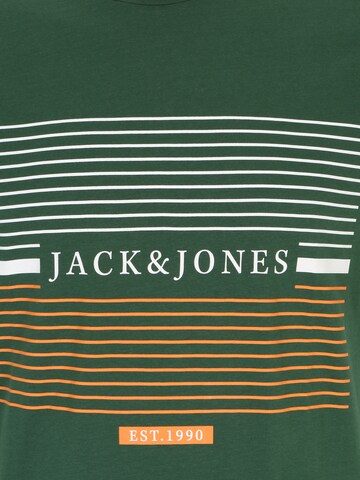 Jack & Jones Plus Μπλουζάκι 'CYRUS' σε πράσινο